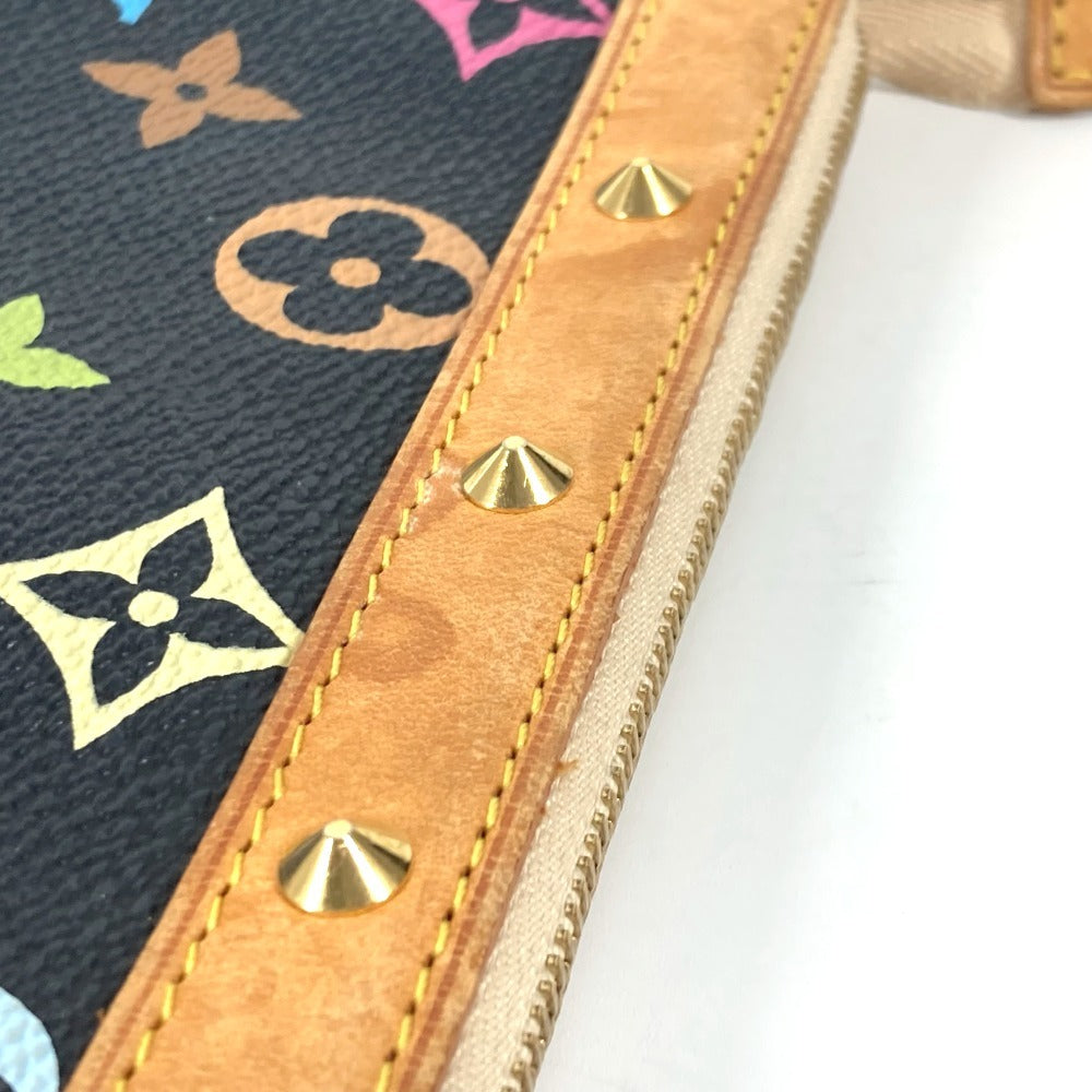 LOUIS VUITTON M92648 モノグラムマルチカラー ポシェットアクセソワール カバン 斜め掛け ポシェット スタッズ ショルダーバッグ モノグラムマルチカラーキャンバス レディース ノワール ブラック - brandshop-reference