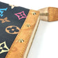 LOUIS VUITTON M92648 モノグラムマルチカラー ポシェットアクセソワール カバン 斜め掛け ポシェット スタッズ ショルダーバッグ モノグラムマルチカラーキャンバス レディース ノワール ブラック - brandshop-reference