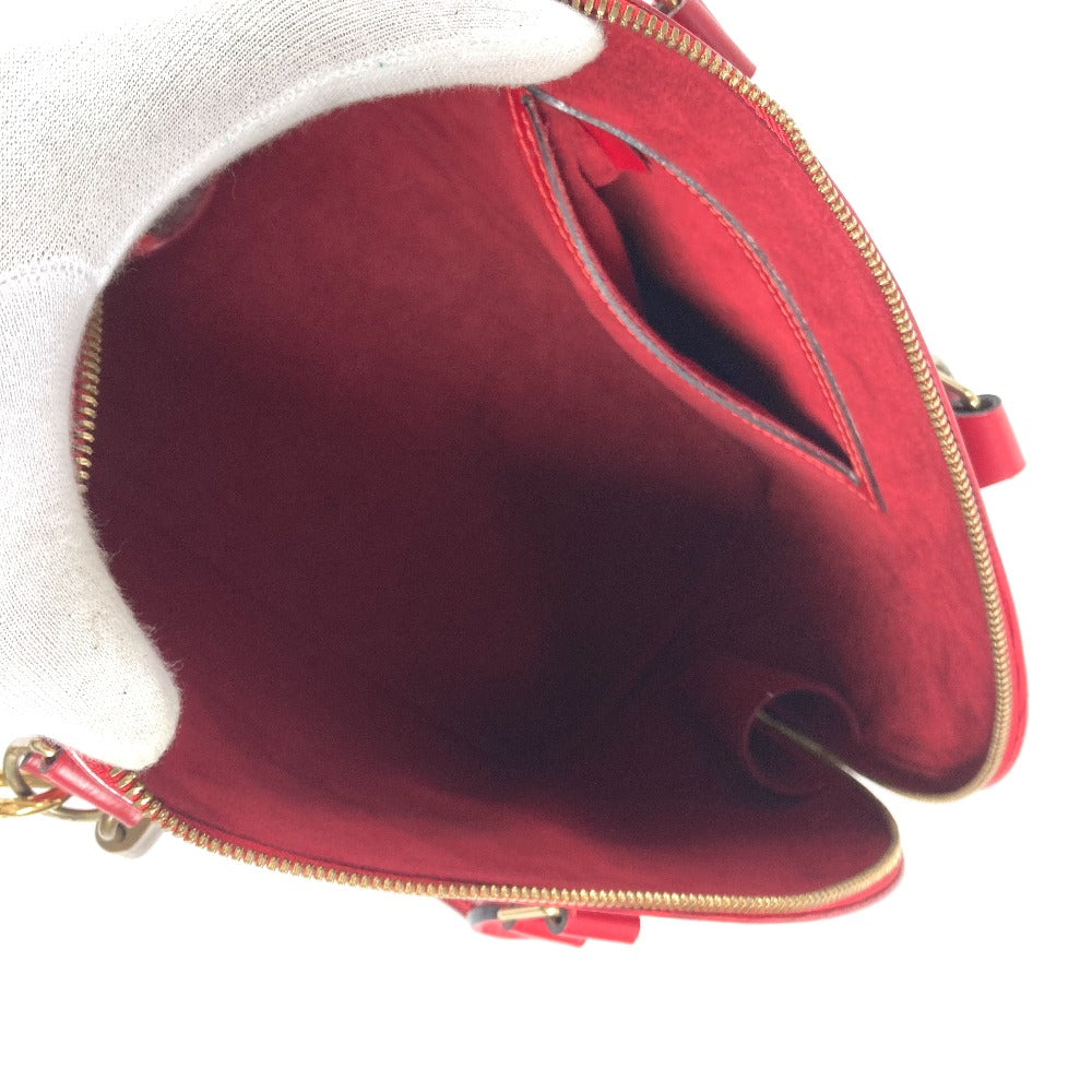 LOUIS VUITTON M52147 Epi Alma 백 2WAY 백 숄더 백 크로스 바디 핸드백 Epi 가죽 여성 레드