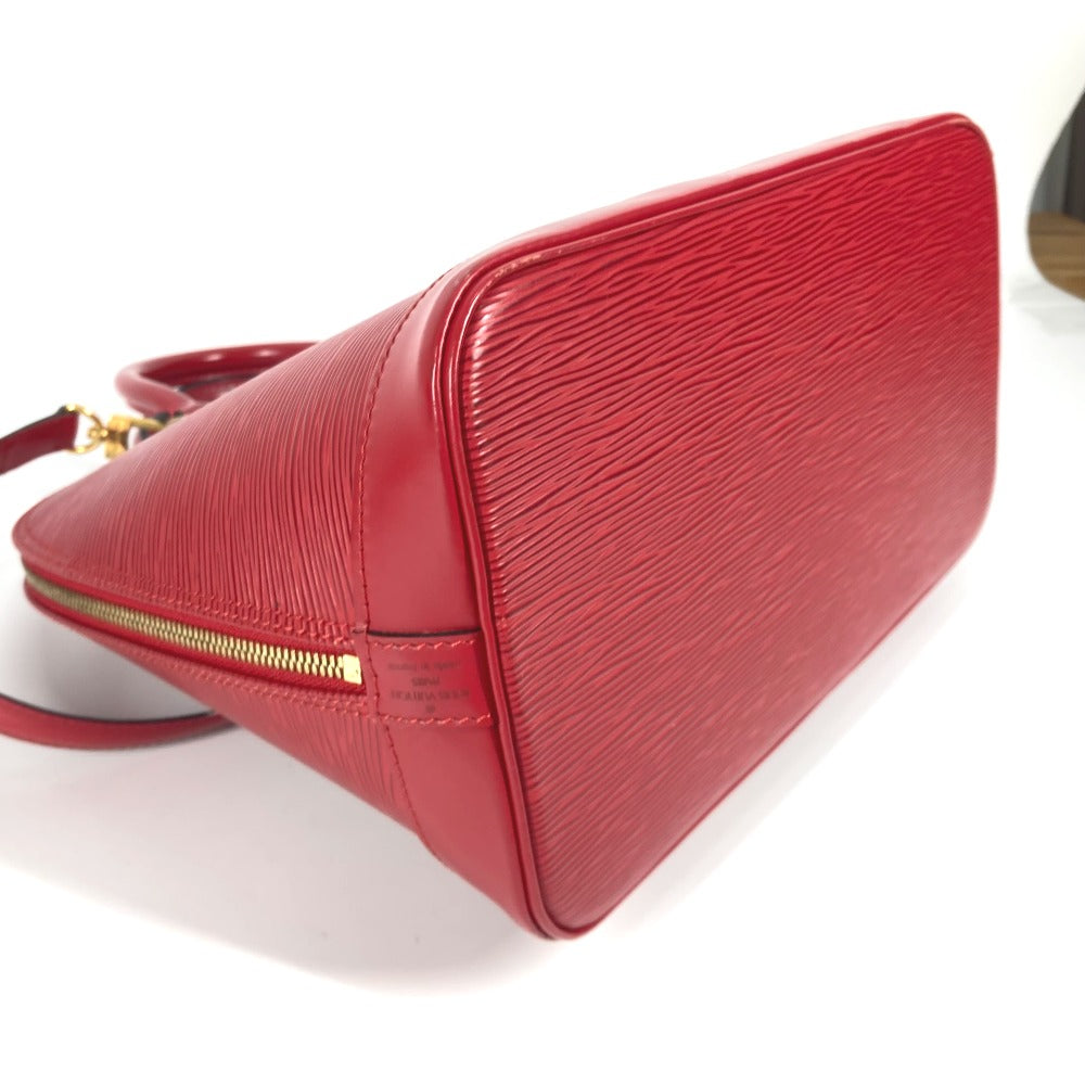 LOUIS VUITTON M52147 Epi Alma 백 2WAY 백 숄더 백 크로스 바디 핸드백 Epi 가죽 여성 레드