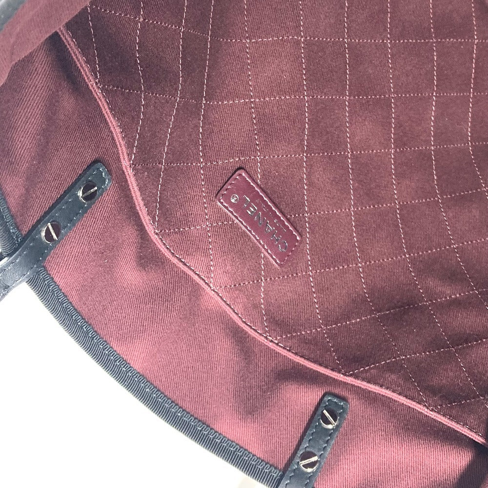 CHANEL レッツ レモン ストレート トートバッグ カバン 肩掛け  ショルダーバッグ キャンバス/レザー レディース ブラック - brandshop-reference