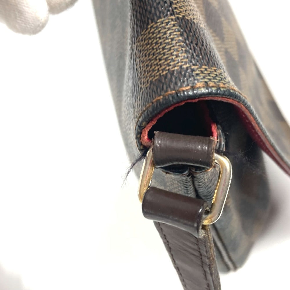 LOUIS VUITTON N51301  ダミエ ミュゼット・タンゴ ロング カバン 斜め掛け フラップ ポシェット ショルダーバッグ ダミエキャンバス レディース エベヌ ブラウン - brandshop-reference