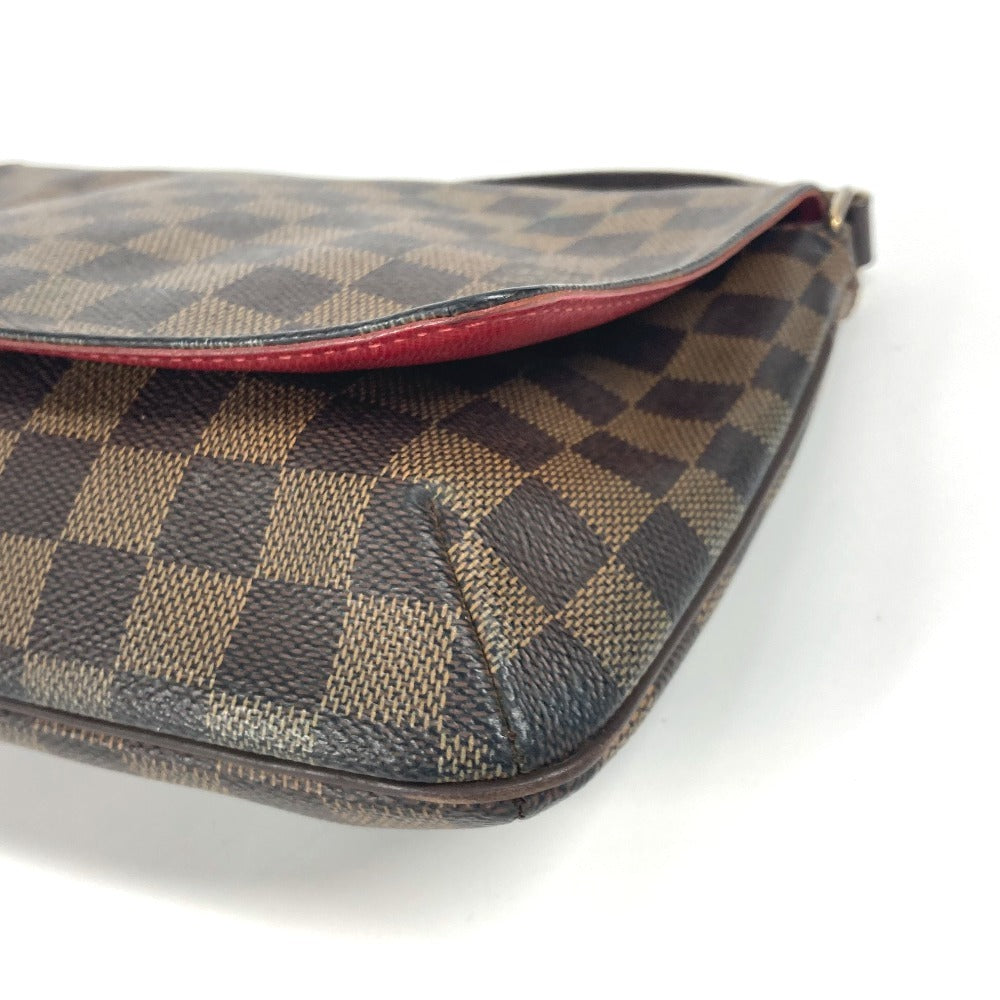 LOUIS VUITTON N51301  ダミエ ミュゼット・タンゴ ロング カバン 斜め掛け フラップ ポシェット ショルダーバッグ ダミエキャンバス レディース エベヌ ブラウン - brandshop-reference