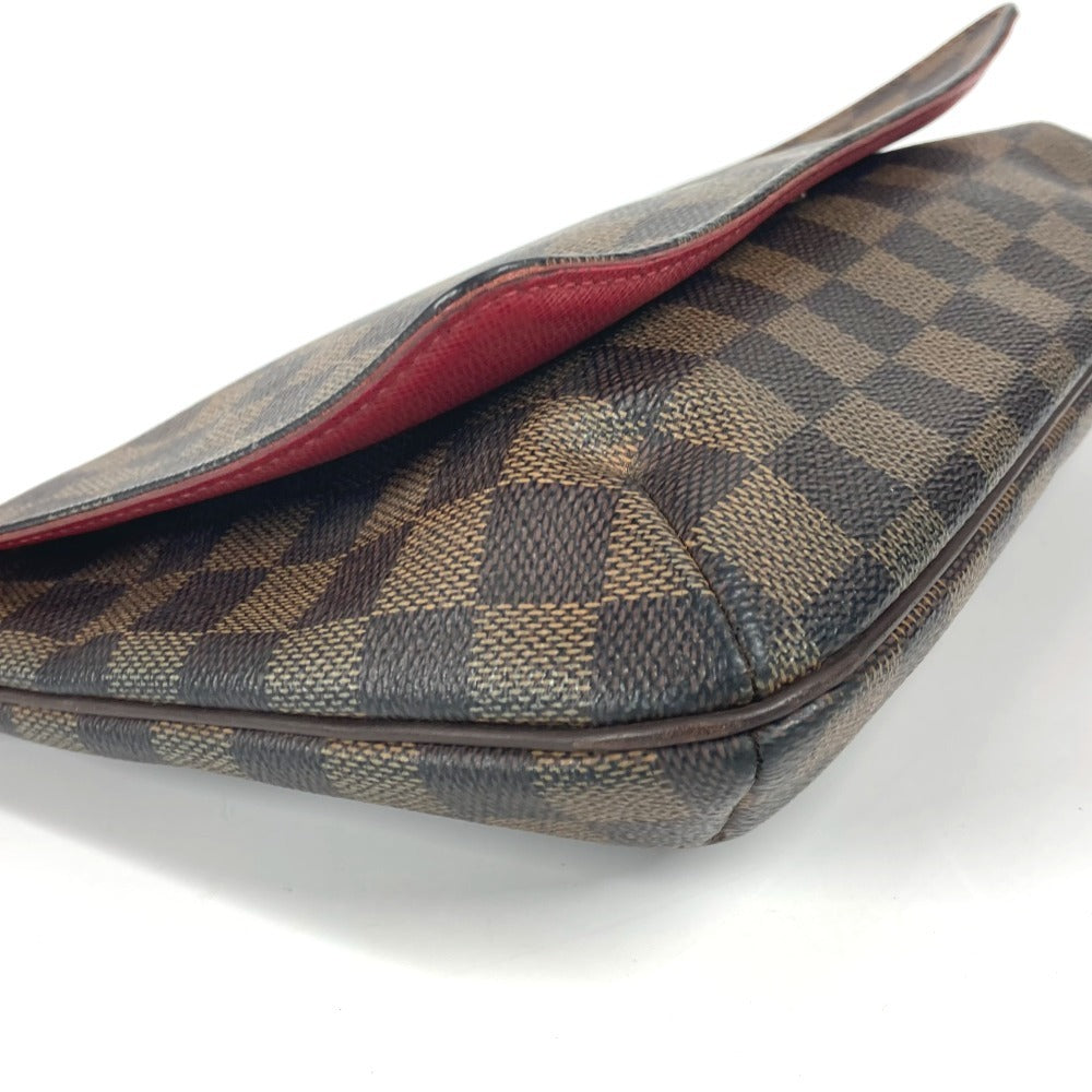 LOUIS VUITTON N51301  ダミエ ミュゼット・タンゴ ロング カバン 斜め掛け フラップ ポシェット ショルダーバッグ ダミエキャンバス レディース エベヌ ブラウン - brandshop-reference