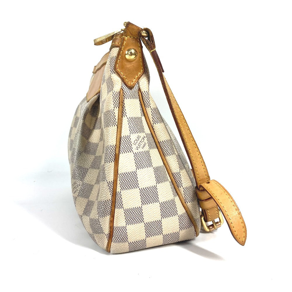 LOUIS VUITTON N41113  ダミエアズール シラクーサPM カバン 斜め掛け ショルダーバッグ ダミエアズールキャンバス レディース ホワイト - brandshop-reference