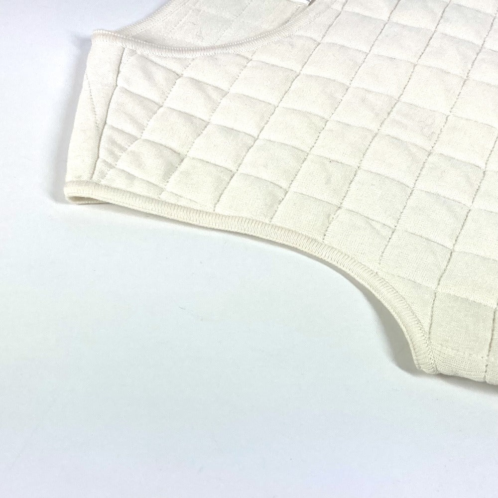 CHANEL 00T キルティング CC ココマーク アパレル ノースリーブ トップス タンクトップ コットン レディース ホワイト - brandshop-reference