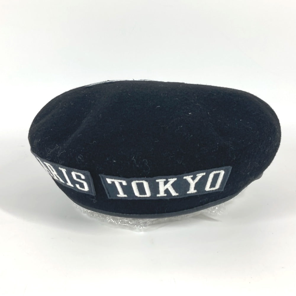 LOUIS VUITTON M73748 FRAGMENT フラグメント パリストーキョーワッペン 帽子 ベレー帽 ウール メンズ ブラック - brandshop-reference