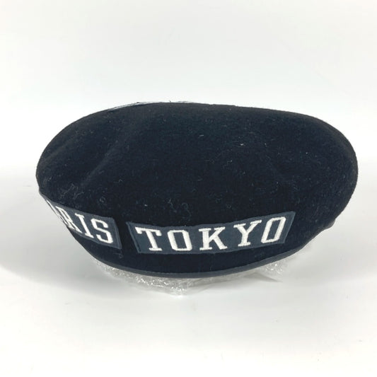 LOUIS VUITTON M73748 FRAGMENT フラグメント パリストーキョーワッペン 帽子 ベレー帽 ウール メンズ ブラック - brandshop-reference