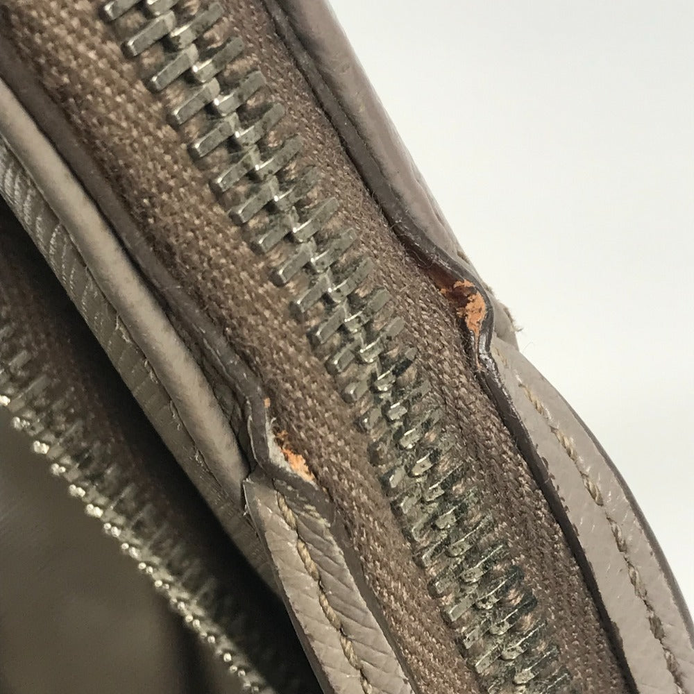 PRADA トライアングルロゴ 三角ロゴ プレート カバン ブリーフケース ビジネスバッグ サフィアーノレザ－ メンズ ベージュ系 - brandshop-reference