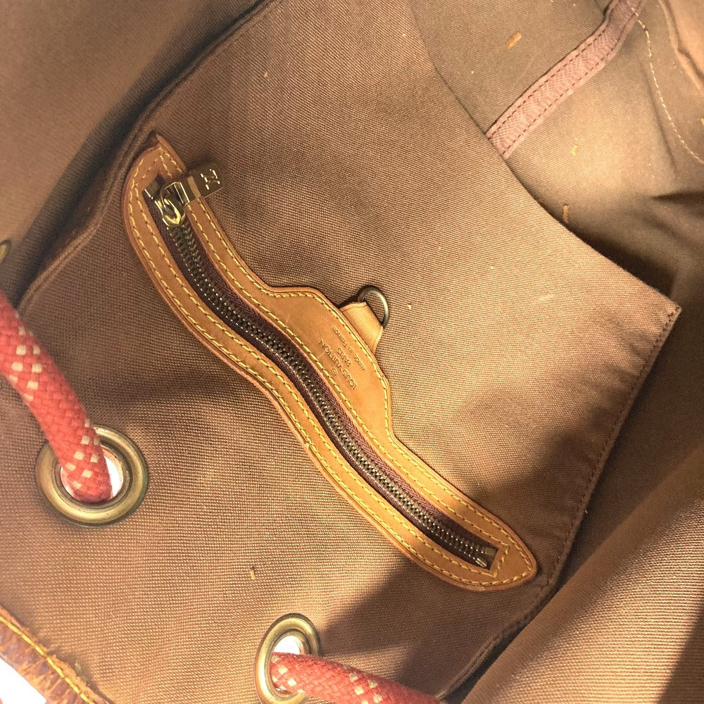 LOUIS VUITTON M80026 ルイヴィトンカップ 95 LVCUP サントロペ カバン 肩掛け 巾着バッグ ショルダーバッグ レザー/キャンバス レディース アボガニー オレンジ - brandshop-reference