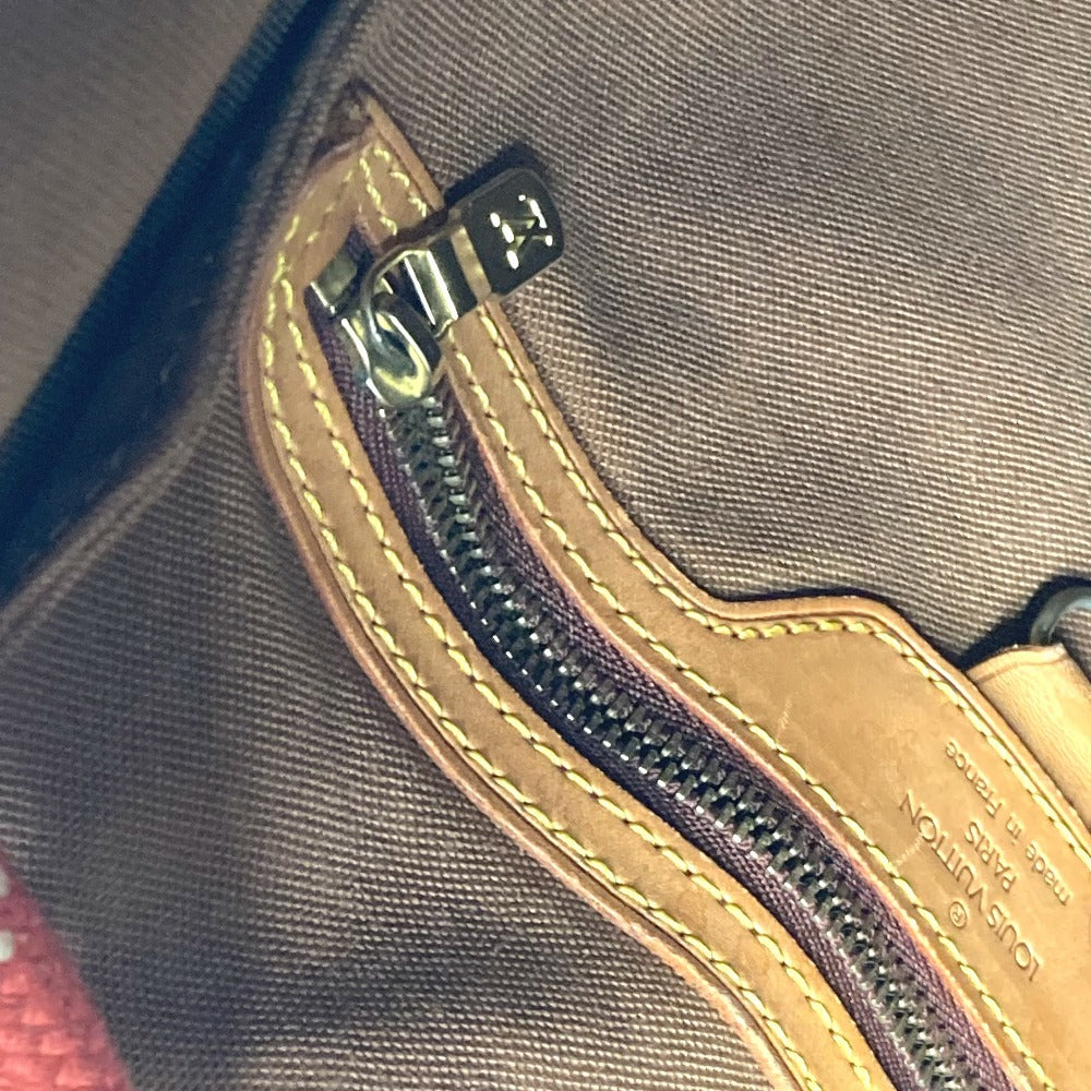 LOUIS VUITTON M80026 ルイヴィトンカップ 95 LVCUP サントロペ カバン 肩掛け 巾着バッグ ショルダーバッグ レザー/キャンバス レディース アボガニー オレンジ - brandshop-reference