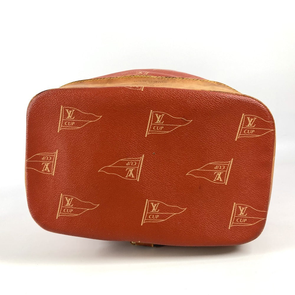 LOUIS VUITTON M80026 ルイヴィトンカップ 95 LVCUP サントロペ カバン 肩掛け 巾着バッグ ショルダーバッグ レザー/キャンバス レディース アボガニー オレンジ - brandshop-reference