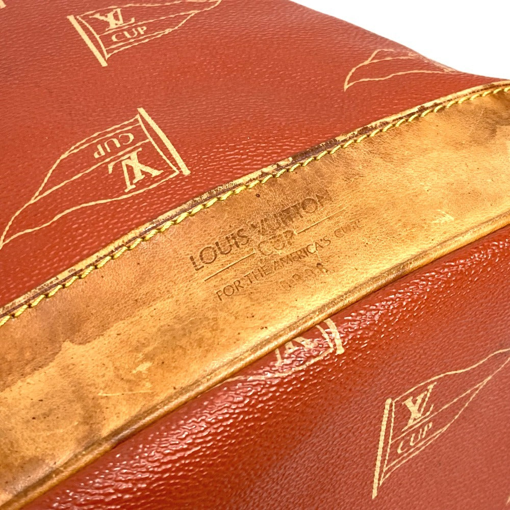 LOUIS VUITTON M80026 ルイヴィトンカップ 95 LVCUP サントロペ カバン 肩掛け 巾着バッグ ショルダーバッグ レザー/キャンバス レディース アボガニー オレンジ - brandshop-reference
