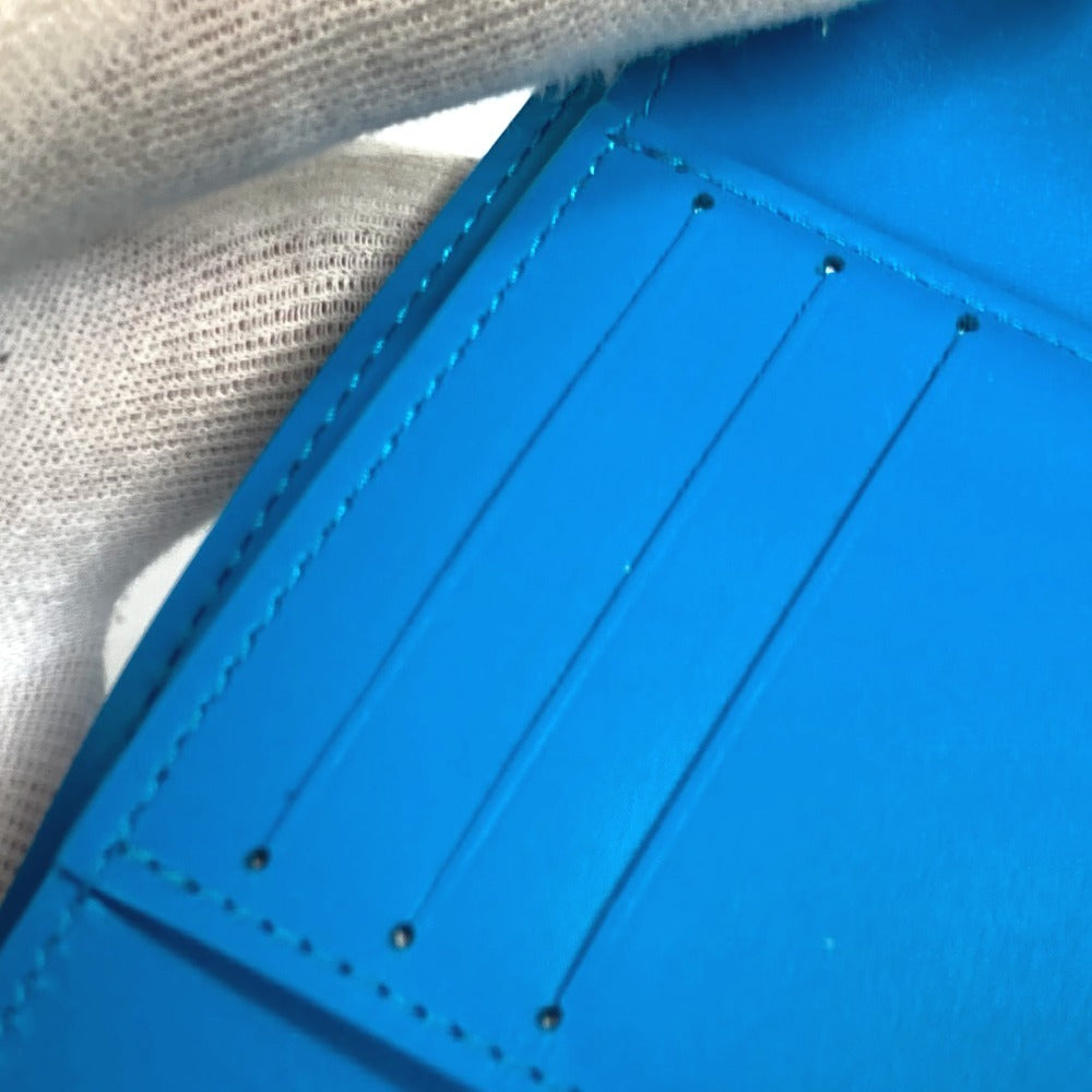 LOUIS VUITTON M82314 ナノグラム ポルトフォイユ・ヴィクトリーヌ コンパクトウォレット 3つ折り財布 レザー ユニセックス ブルー - brandshop-reference