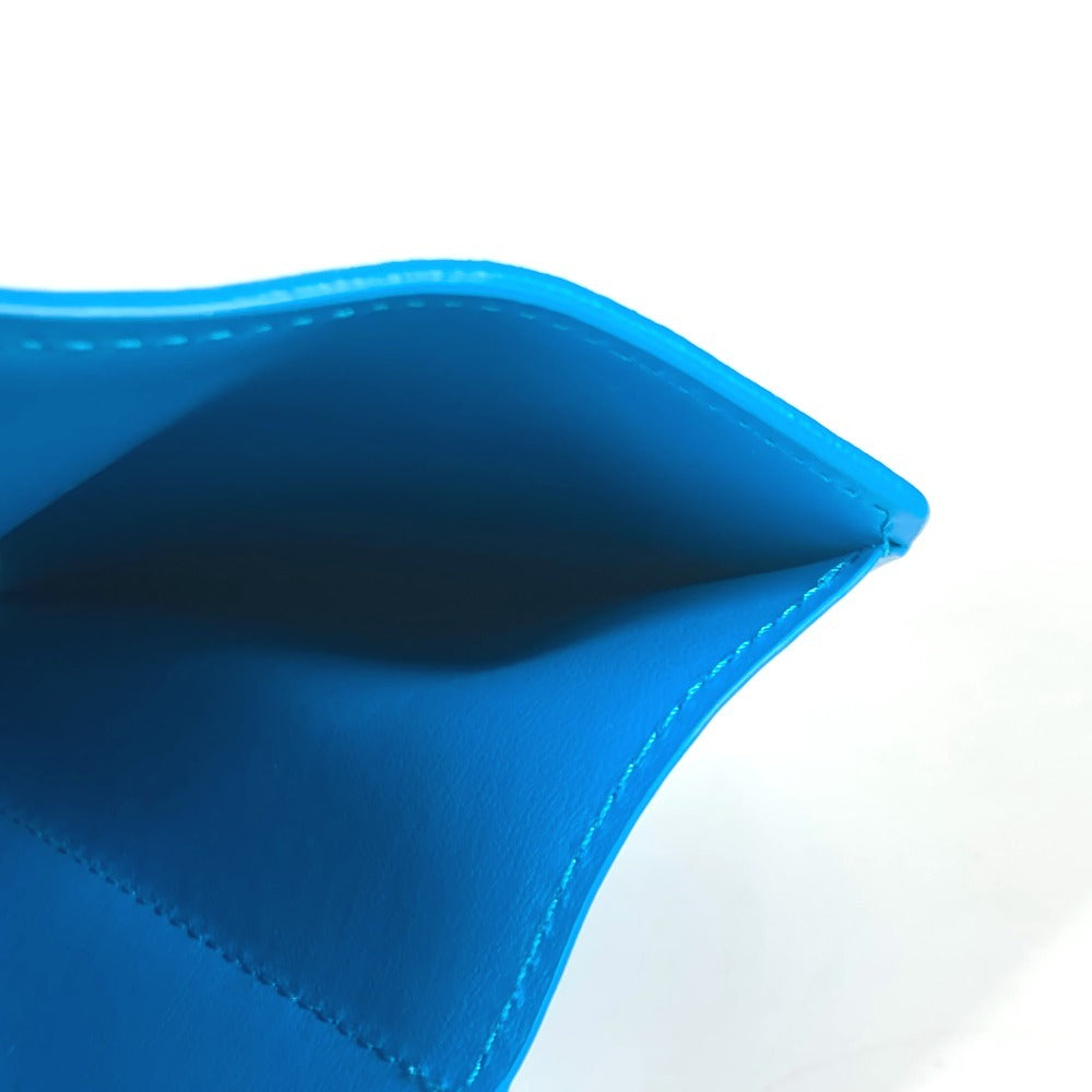 LOUIS VUITTON M82314 ナノグラム ポルトフォイユ・ヴィクトリーヌ コンパクトウォレット 3つ折り財布 レザー ユニセックス ブルー - brandshop-reference