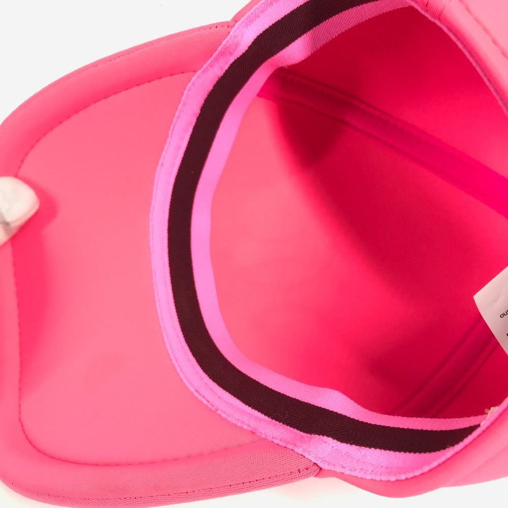 Hermes Neovan Atlantic Hat Cap Baseball Cap Polyurethane Women Pink