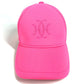 Hermes Neovan Atlantic Hat Cap Baseball Cap Polyurethane Women Pink