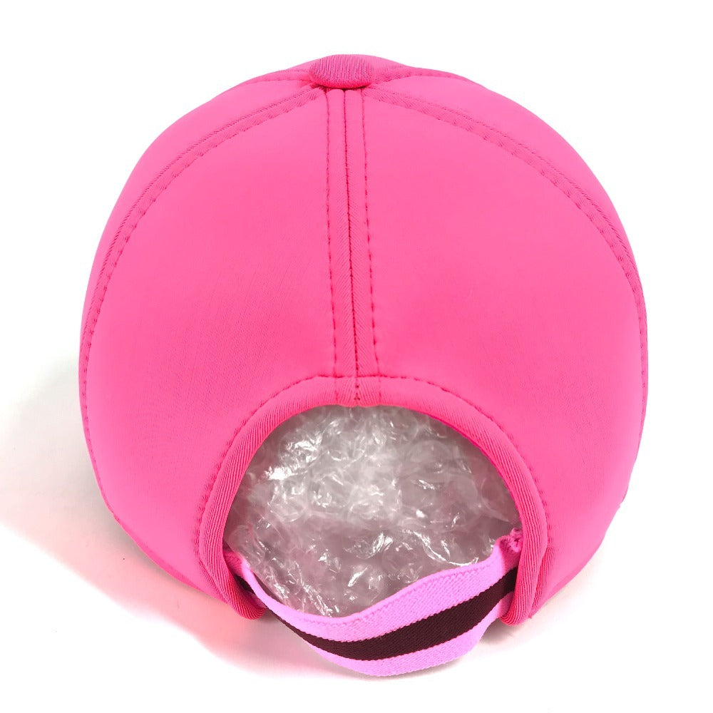 Hermes Neovan Atlantic Hat Cap Baseball Cap Polyurethane Women Pink