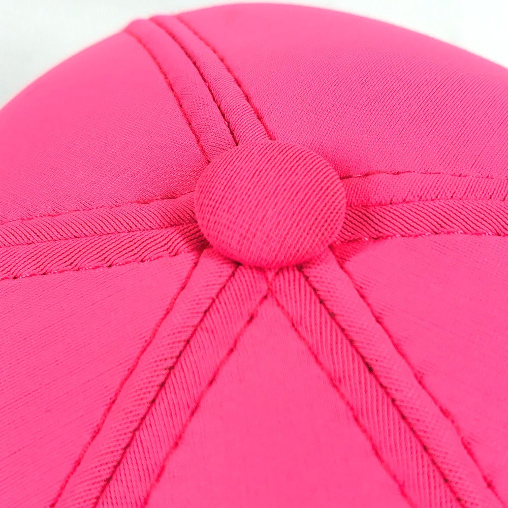 Hermes Neovan Atlantic Hat Cap Baseball Cap Polyurethane Women Pink