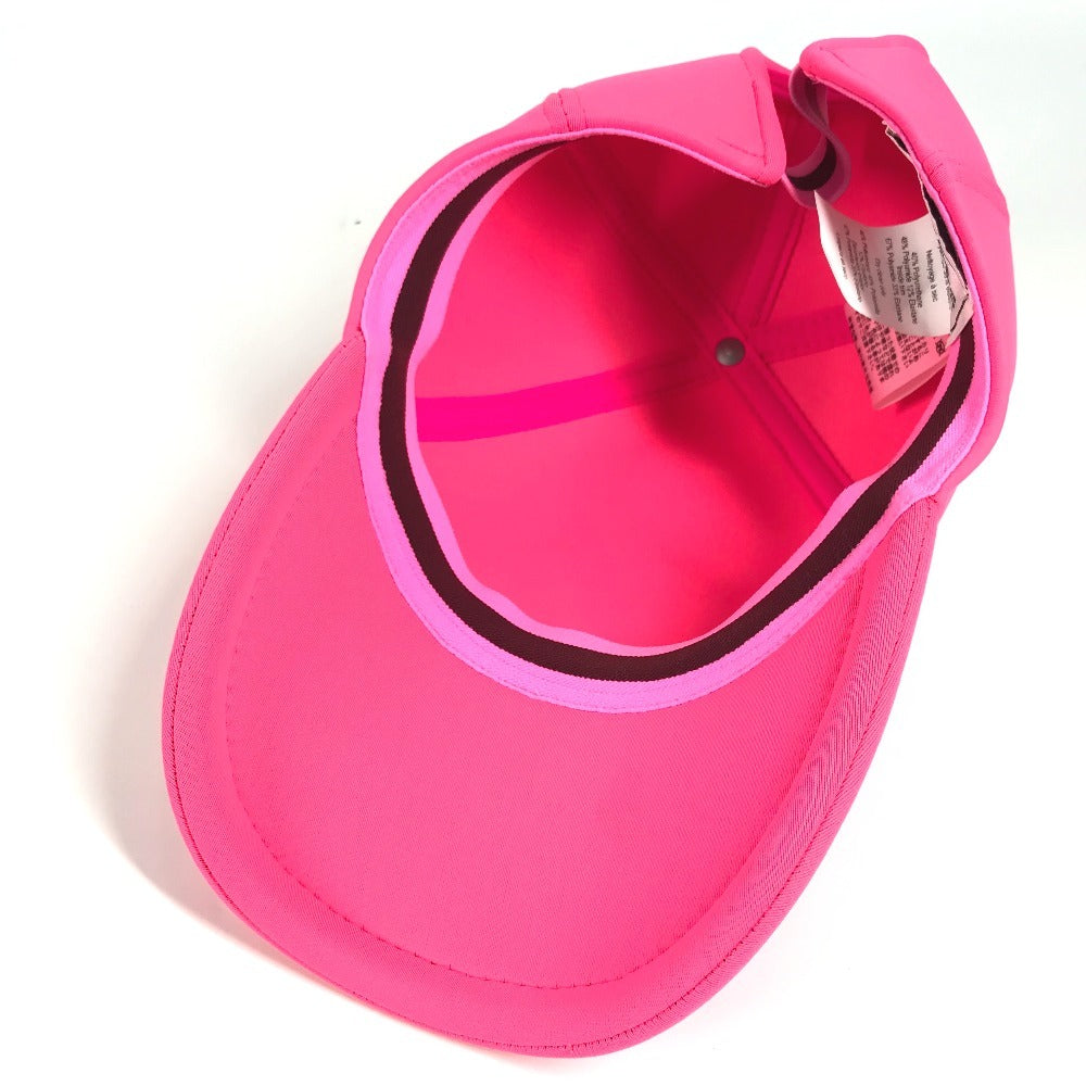 Hermes Neovan Atlantic Hat Cap Baseball Cap Polyurethane Women Pink