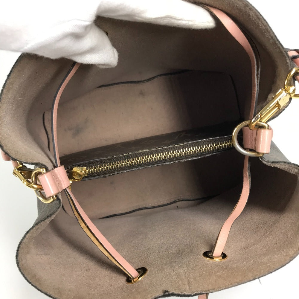 LOUIS VUITTON M44022 モノグラム ネオノエ 巾着 カバン ショルダーバッグ モノグラムキャンバス レディース ローズプードル ブラウン