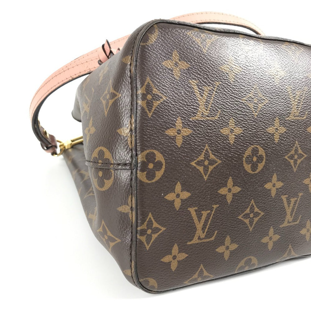 LOUIS VUITTON M44022 モノグラム ネオノエ 巾着 カバン ショルダーバッグ モノグラムキャンバス レディース ローズプードル ブラウン