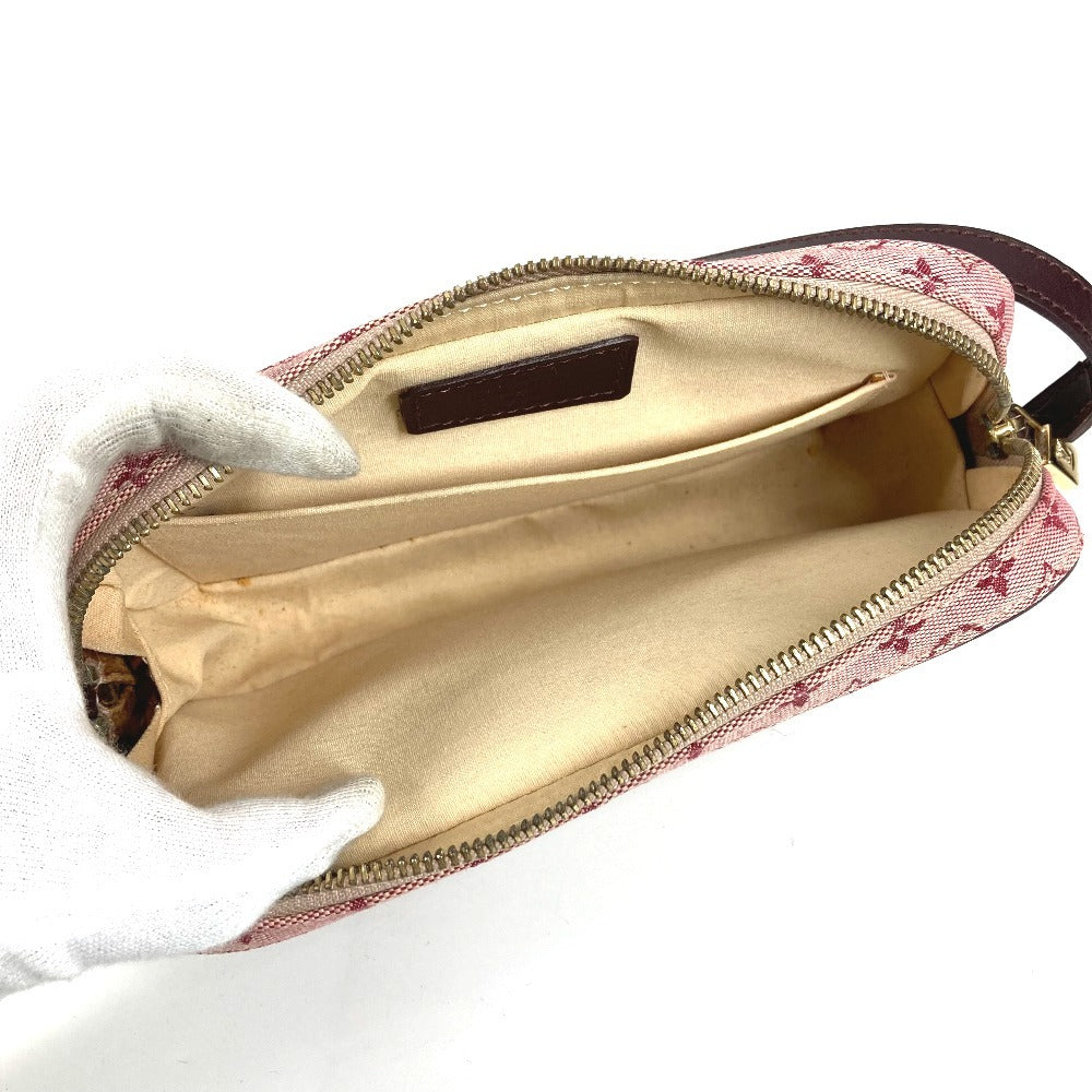 LOUIS VUITTON M92219 モノグラムミニ ジュリエット ポシェット カバン 斜め掛け ショルダーバッグ モノグラムミニキャンバス ユニセックス スリーズ レッド