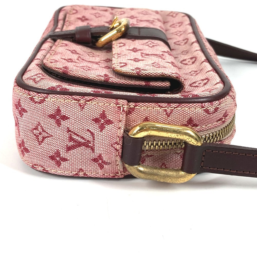 LOUIS VUITTON M92219 モノグラムミニ ジュリエット ポシェット カバン 斜め掛け ショルダーバッグ モノグラムミニキャンバス ユニセックス スリーズ レッド