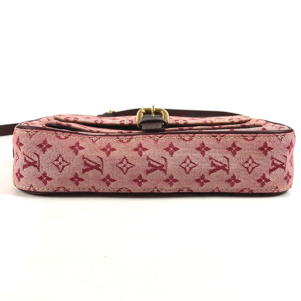 LOUIS VUITTON M92219 モノグラムミニ ジュリエット ポシェット カバン 斜め掛け ショルダーバッグ モノグラムミニキャンバス ユニセックス スリーズ レッド