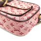 LOUIS VUITTON M92219 モノグラムミニ ジュリエット ポシェット カバン 斜め掛け ショルダーバッグ モノグラムミニキャンバス ユニセックス スリーズ レッド