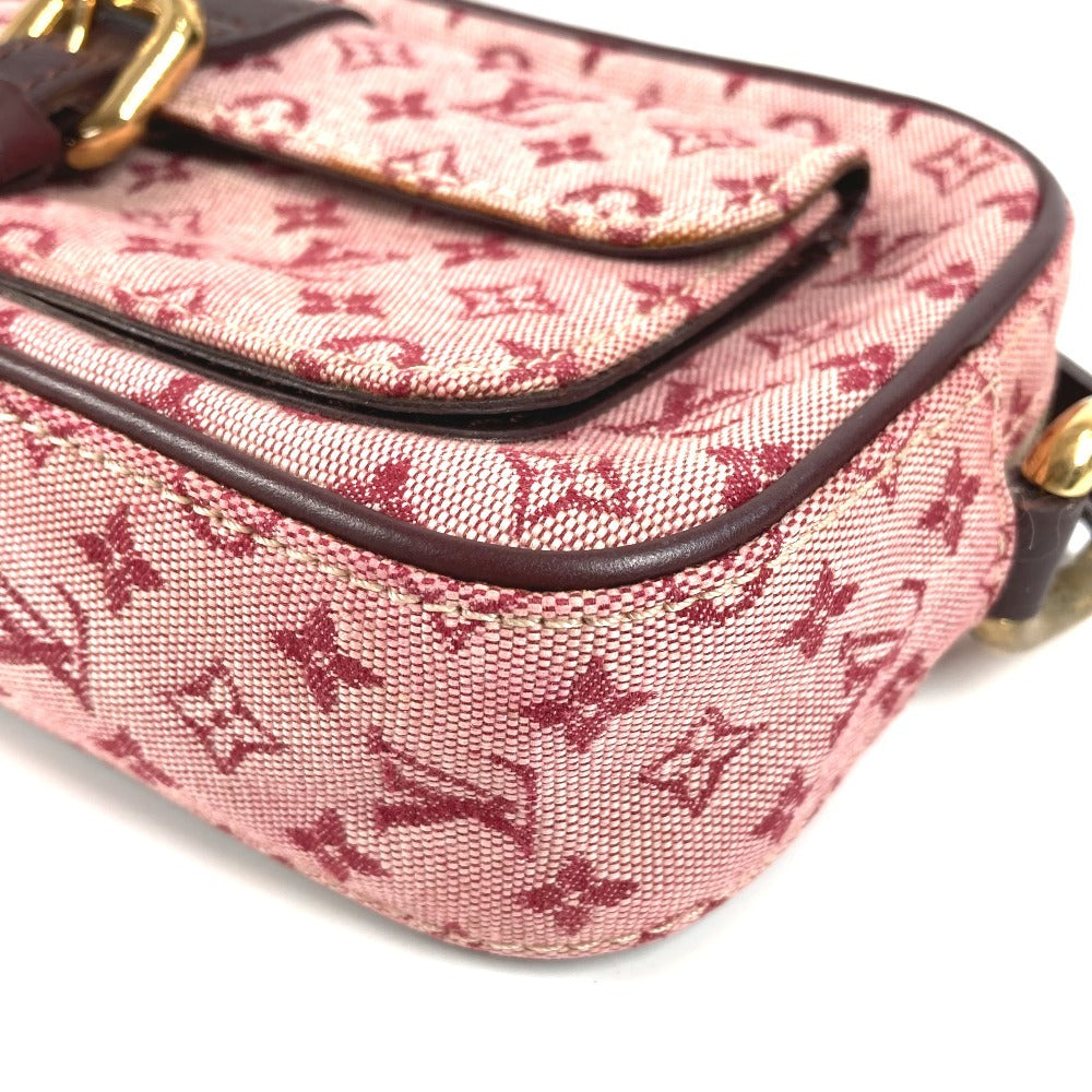 LOUIS VUITTON M92219 モノグラムミニ ジュリエット ポシェット カバン 斜め掛け ショルダーバッグ モノグラムミニキャンバス ユニセックス スリーズ レッド