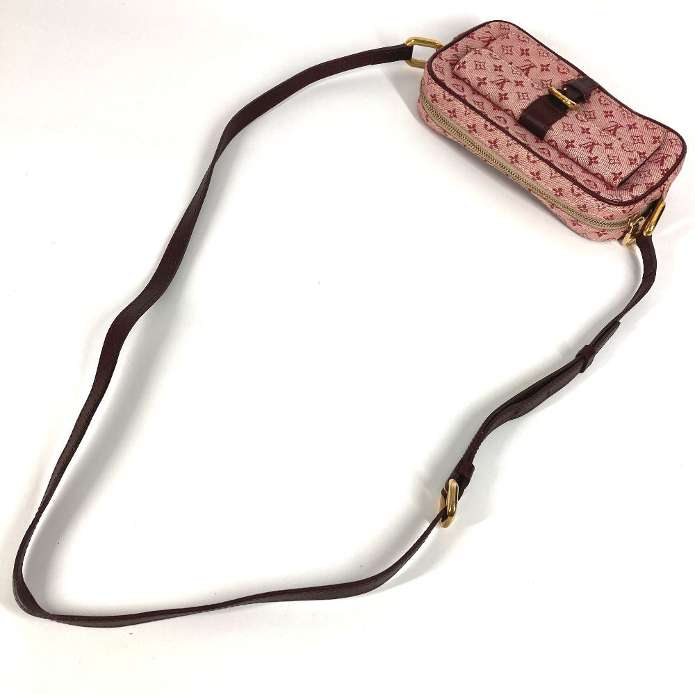 LOUIS VUITTON M92219 モノグラムミニ ジュリエット ポシェット カバン 斜め掛け ショルダーバッグ モノグラムミニキャンバス ユニセックス スリーズ レッド