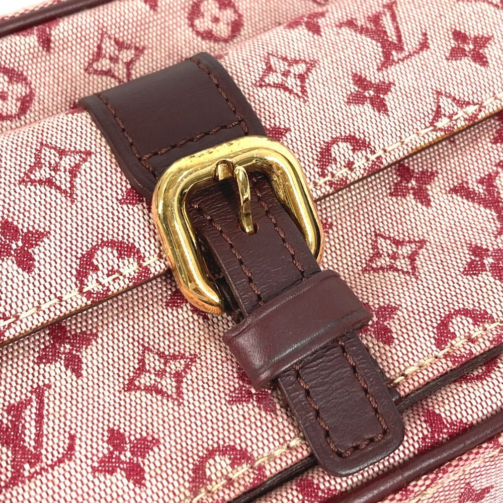 LOUIS VUITTON M92219 モノグラムミニ ジュリエット ポシェット カバン 斜め掛け ショルダーバッグ モノグラムミニキャンバス ユニセックス スリーズ レッド