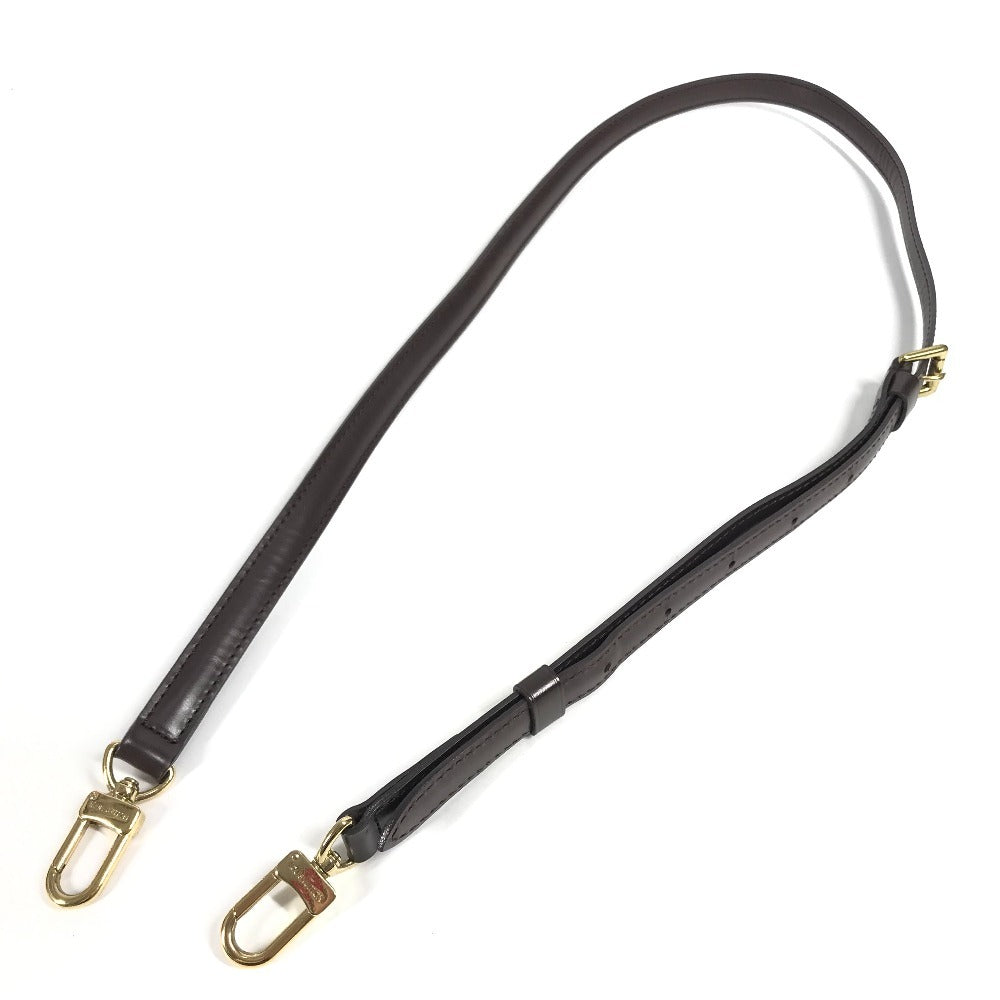 Louis Vuitton N51983 Damier Navona Crossbody Bag Pochette Beg Beg Damier Canvas Unisex Ebene Brown