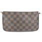 Louis Vuitton N51983 Damier Navona Crossbody Bag Pochette Beg Beg Damier Canvas Unisex Ebene Brown