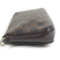 Louis Vuitton N51983 Damier Navona Crossbody Bag Pochette Beg Beg Damier Canvas Unisex Ebene Brown