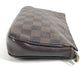 Louis Vuitton N51983 Damier Navona Crossbody Bag Pochette Beg Beg Damier Canvas Unisex Ebene Brown