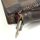 Louis Vuitton N51983 Damier Navona Crossbody Bag Pochette Beg Beg Damier Canvas Unisex Ebene Brown
