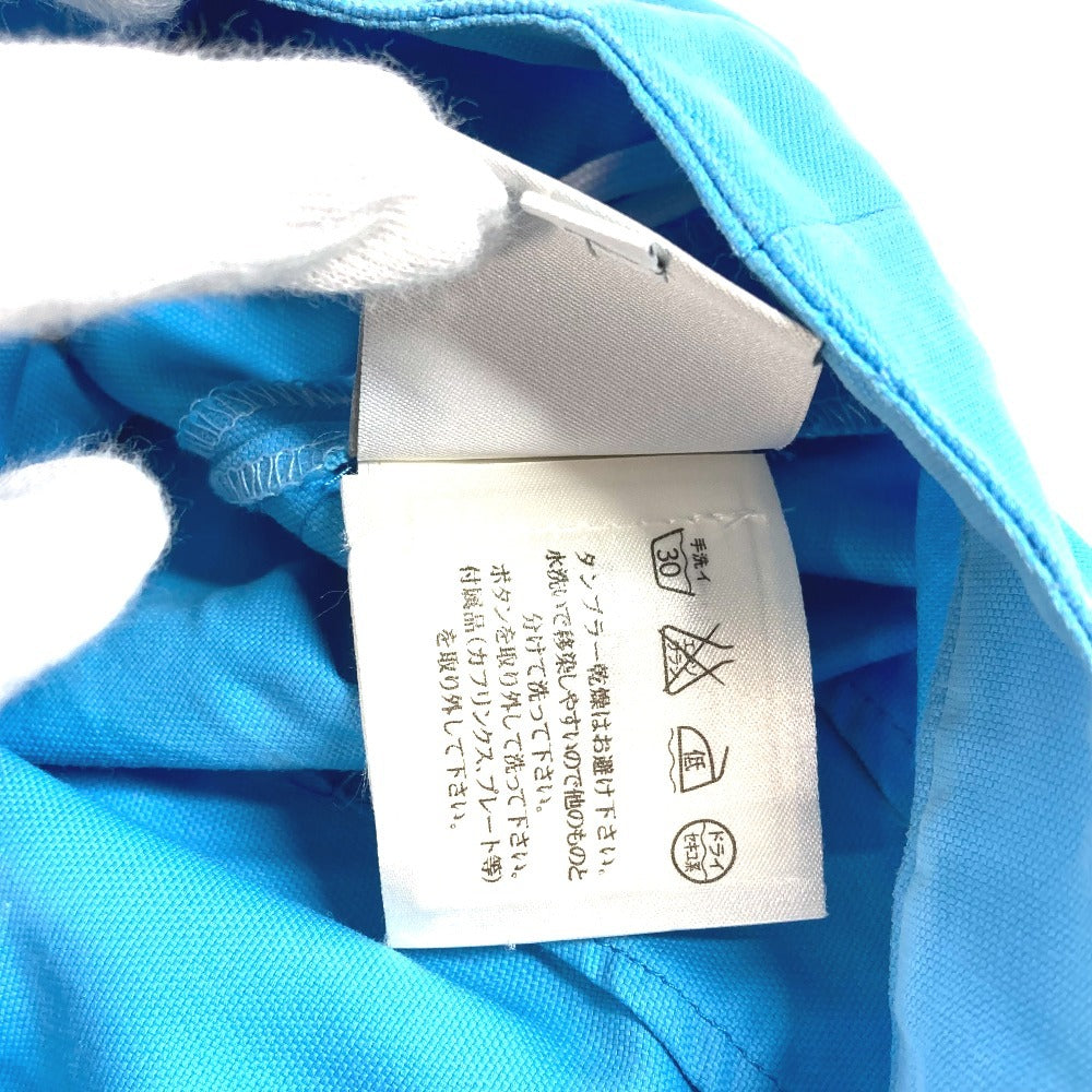 Chanel P19433 Sukan Sukan 02S Logo CC Coco Mark Bottoms Logo Logo Skirt Cotton Women's Blue