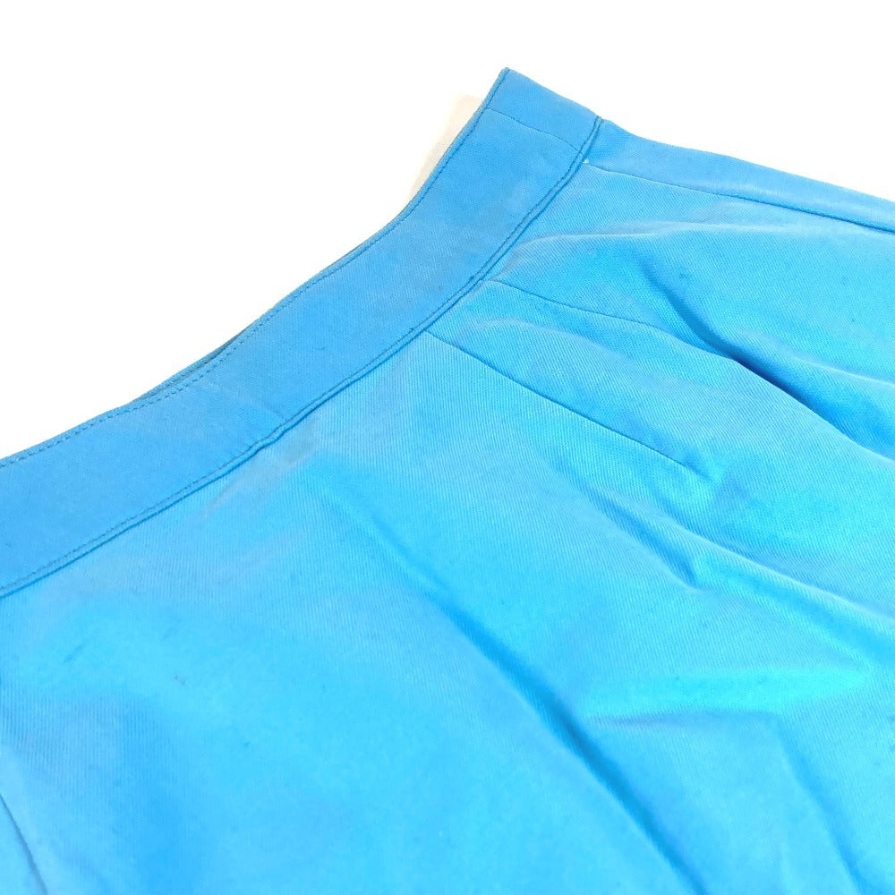 Chanel P19433 Sukan Sukan 02S Logo CC Coco Mark Bottoms Logo Logo Skirt Cotton Women's Blue