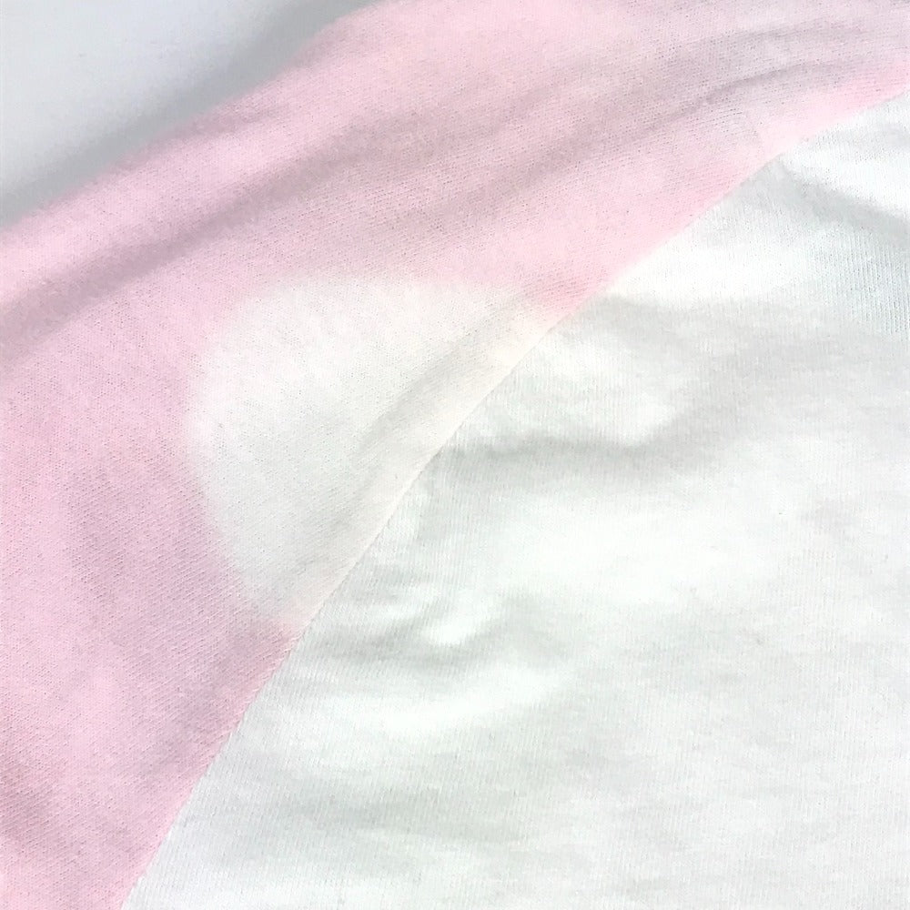 Chanel P55821 Coco Cuba Pakaian Tops Logo T-Shirt Lengan Pendek Kapas Wanita Pink