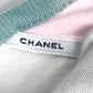 Chanel P55821 Coco Cuba Pakaian Tops Logo T-Shirt Lengan Pendek Kapas Wanita Pink