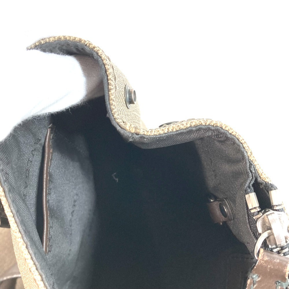 BVLGARI Weekend Logo Bag Vertical Tote Bag Shoulder Bag PVC/Leather Unisex Gray