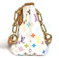 Louis Vuitton M40307 Monogram Multicolor Annie Mm Annie Mm Handbag Bag W Chain Bag Bag Bag Monogram Multicolor Canvas Women's White