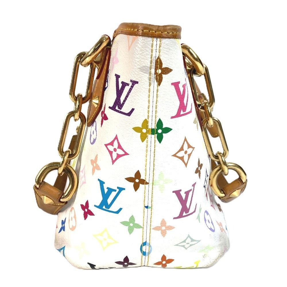 Louis Vuitton M40307 Monogram Multicolor Annie Mm Annie Mm Handbag Bag W Chain Bag Bag Bag Monogram Multicolor Canvas Women's White