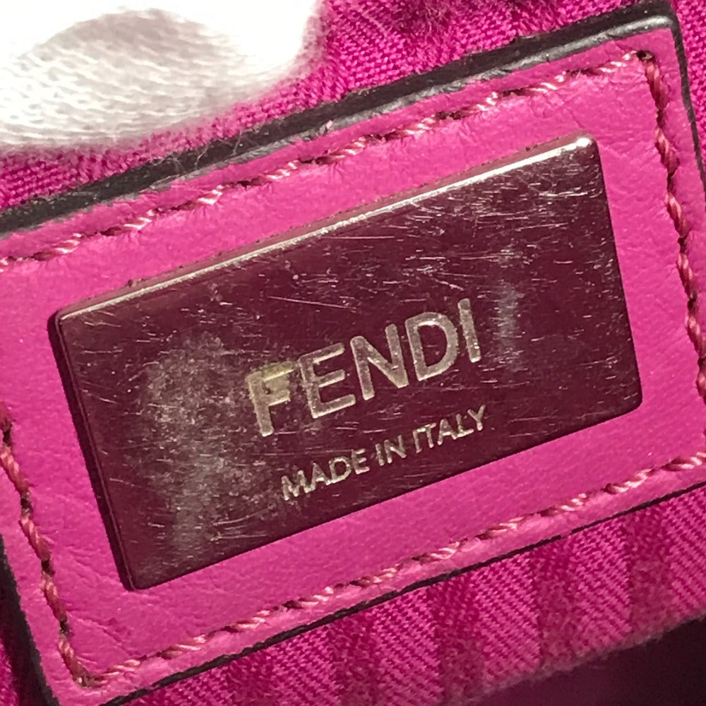 FENDI 8BH253 プチ トゥージュール 2WAYバッグ カバン ショルダーバッグ 斜め掛け ハンドバッグ レザー レディース パープル