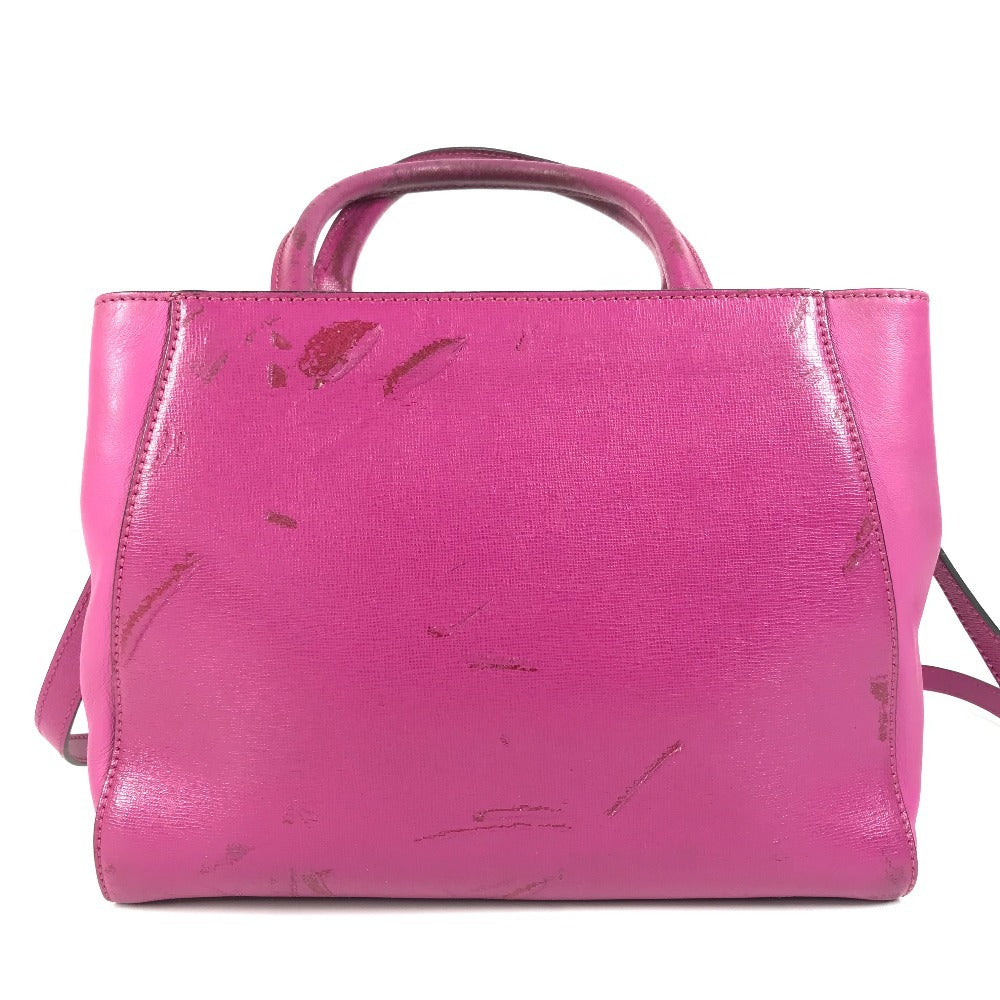 FENDI 8BH253 プチ トゥージュール 2WAYバッグ カバン ショルダーバッグ 斜め掛け ハンドバッグ レザー レディース パープル