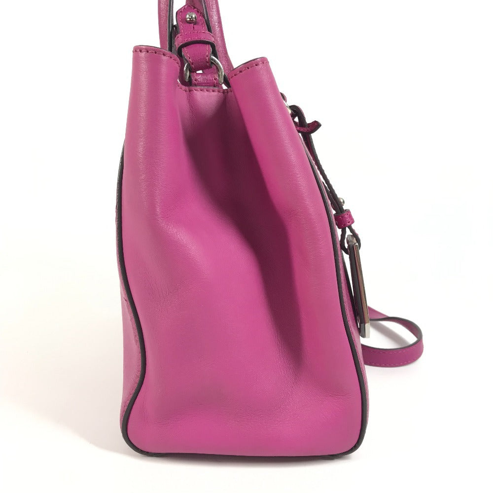 FENDI 8BH253 プチ トゥージュール 2WAYバッグ カバン ショルダーバッグ 斜め掛け ハンドバッグ レザー レディース パープル