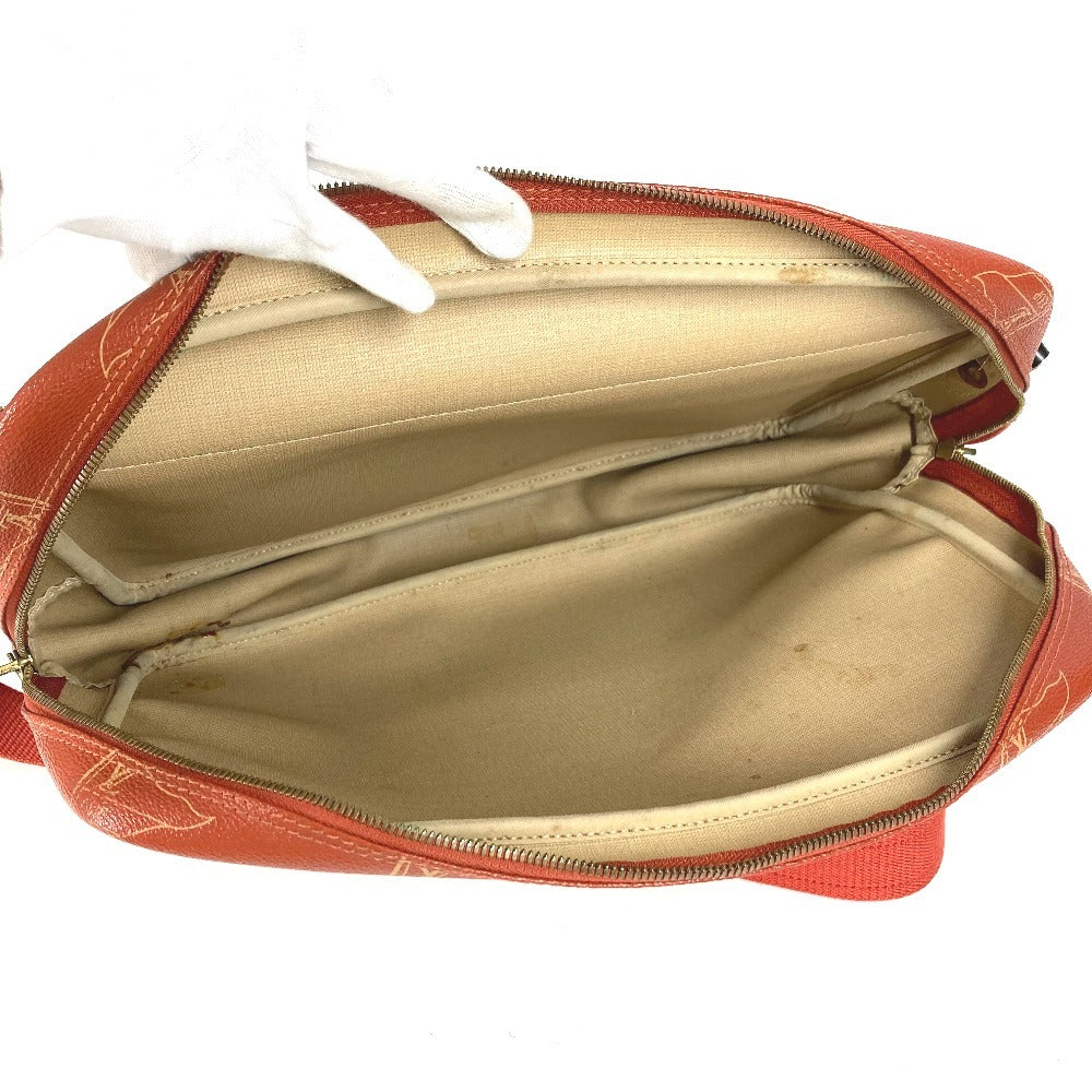 LOUIS VUITTON M80028 LVCUP Louis Vuitton Cup Calvi Bag Crossbody Flap Messenger Bag Shoulder Bag Canvas Unisex Abogany Orange