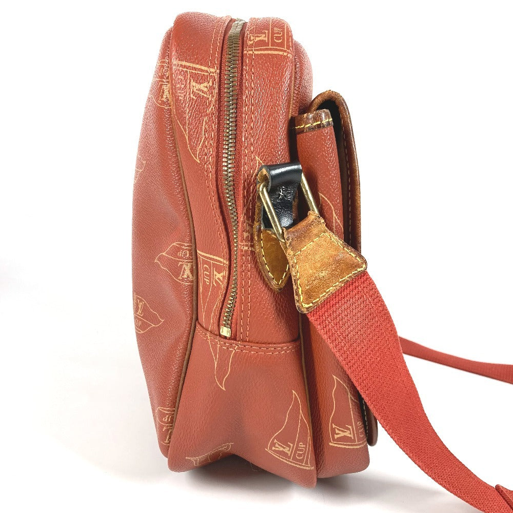 LOUIS VUITTON M80028 LVCUP Louis Vuitton Cup Calvi Bag Crossbody Flap Messenger Bag Shoulder Bag Canvas Unisex Abogany Orange
